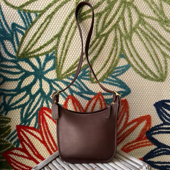 sold - Coach Vintage Janice's Legacy Bag 9950 in Mahogany - Exceptional - Picture 1 of 12